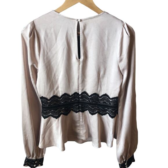 Anthropologie Adalyn Rae Cream Blouse Size S Preloved Condition - Picture 2 of 10